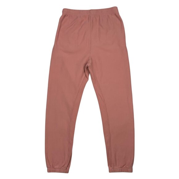 Rag and Bone City Terry Sweatpant Jogger M Mauved Out Pink Logo Pull On Hi-Rise - Picture 2 of 13